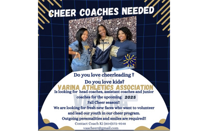 Cheer Coaches Needed!! 